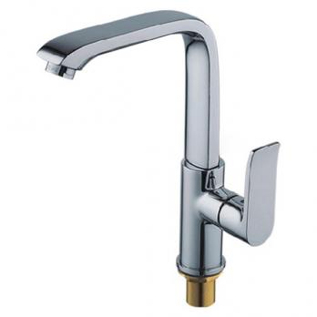 Смеситель для кухни 35к L4034-2 Ledeme высокий излив, боковая, под гайку, латунь