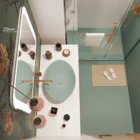 Зеркало MIXLINE "Индиго" 800*550 (ШВ) сенсорный выключатель, светодиодная подсветка