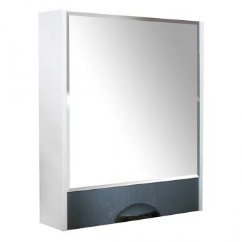 Зеркальный шкаф "Байкал-60"  без подсветки, без полок (ПВХ)