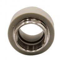 Муфта комб. вн 40х1 1/4'' под ключ EVER® plast  СЕРЫЙ (Россия)