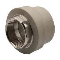 Муфта комб. вн 50х1 1/2'' под ключ EVER® plast  СЕРЫЙ (Россия)