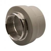 Муфта комб. вн 63х2'' под ключ EVER® plast  СЕРЫЙ (Россия)