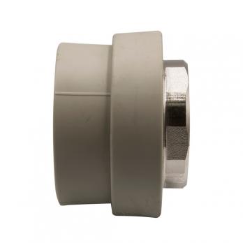 Муфта комб. вн 63х2'' под ключ EVER® plast  СЕРЫЙ (Россия)