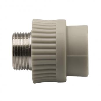 Муфта комб. нар 25х3/4'' EVER® plast  СЕРЫЙ (Россия)