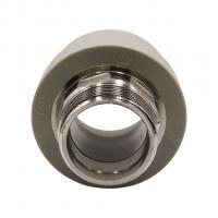 Муфта комб. нар 50х1 1/2'' под ключ EVER® plast  СЕРЫЙ (Россия)