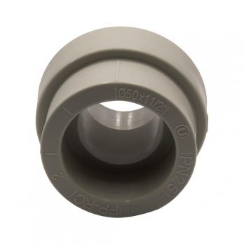 Муфта комб. нар 50х1 1/2'' под ключ EVER® plast  СЕРЫЙ (Россия)