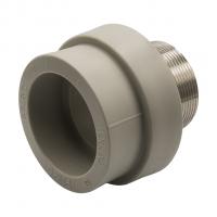 Муфта комб. нар 63х2'' под ключ EVER® plast  СЕРЫЙ (Россия)