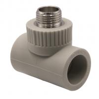 Тройник комб. нар 25х1/2''х25 EVER® plast  СЕРЫЙ (Россия)