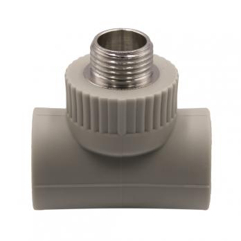 Тройник комб. нар 25х1/2''х25 EVER® plast  СЕРЫЙ (Россия)