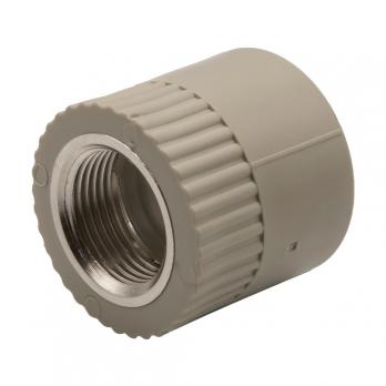 Муфта комб. вн 32х3/4'' EVER® plast  СЕРЫЙ (Россия)