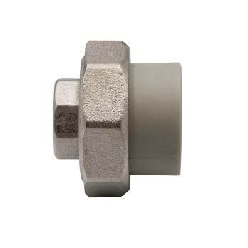 Муфта комб. разъемная, вн 25х1/2'' EVER® plast  СЕРЫЙ (Россия)