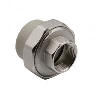 Муфта комб. разъемная, вн 32х3/4'' EVER® plast  СЕРЫЙ (Россия)