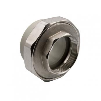 Муфта комб. разъемная, вн 63х2'' EVER® plast  СЕРЫЙ (Россия)