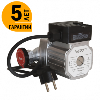 Насос циркуляционный VRT VR 25-6 180, 93/67/46 Вт, с гайками
