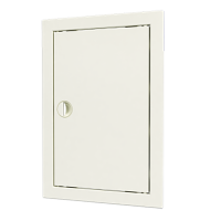 Люк ревизионный пластиковый 168*168 с ручкой и фланцем146*146 Л1515Р EVECS