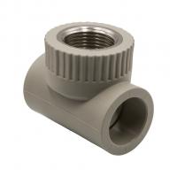 Тройник комб. вн 25х3/4''х25 EVER® plast  СЕРЫЙ (Россия)