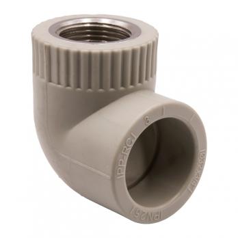 Уголок комб. вн 32х3/4'' EVER® plast   СЕРЫЙ (Россия)