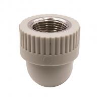 Уголок комб. вн 25х3/4'' EVER® plast  СЕРЫЙ (Россия)