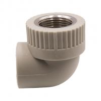 Уголок комб. вн 25х3/4'' EVER® plast  СЕРЫЙ (Россия)