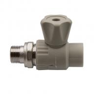 Кран американка шар 20-1/2'' прямой EVER® plast СЕРЫЙ (Россия)
