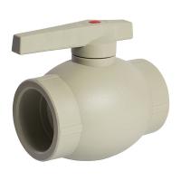 Кран шар 63 ручка PP-R EVER® plast  СЕРЫЙ (Россия)