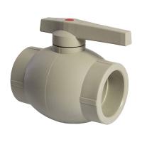 Кран шар 63 ручка PP-R EVER® plast  СЕРЫЙ (Россия)