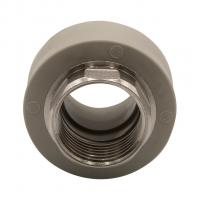 Муфта комб. вн 32х1'' под ключ EVER® plast   СЕРЫЙ (Россия)