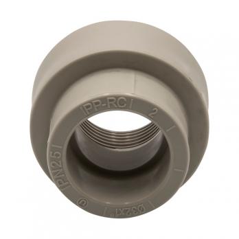 Муфта комб. вн 32х1'' под ключ EVER® plast   СЕРЫЙ (Россия)