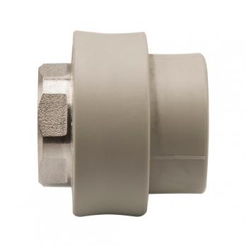 Муфта комб. вн 32х1'' под ключ EVER® plast   СЕРЫЙ (Россия)