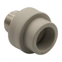 Муфта комб. нар 32х1'' под ключ EVER® plast  СЕРЫЙ (Россия)