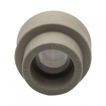 Муфта комб. нар 32х1'' под ключ EVER® plast  СЕРЫЙ (Россия)