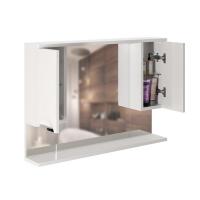 Зеркальный шкаф "ЭТЬЕН-100" универсальный с подсветкой (ПВХ)