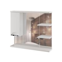 Зеркальный шкаф "ЭТЬЕН-80" левый с подсветкой (ПВХ)