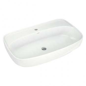 Раковина накладная на столешницу "Купер-65*42" ш*г приставной, с отв. под смеситель(Kirovit)