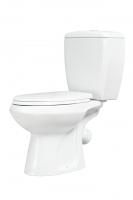 Унитаз-компакт "Элисса" белый Премьер (кос, НИЖН, дюро,быстр., М/Л, 2кн.арм.OLI) (Ст.Оскол)