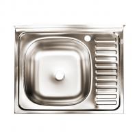 Мойка 60х50 (0,4) лев вып 1 1/2 Эконом  (глуб. 13см)