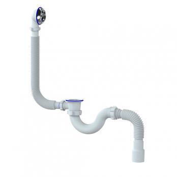 Обвязка на ванну 1 1/2*40 с пласт. вып.и переливом с гофрой 40*40/50 S32P UNICORN