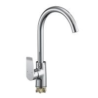Смеситель для кухни 35к Glauf GOB4-A134 высокий излив, бок. ручка, п/гайку