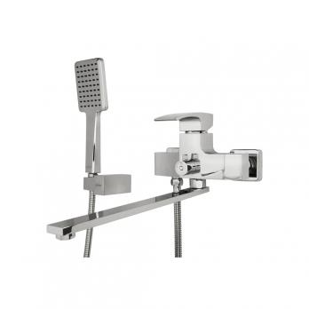 Смеситель для ванны и раковины 35к G2207 GAPPO див корп L-нос, ХРОМ