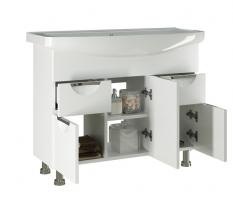 Тумба д/ванной "ЭТЬЕН-105" под раковину Элеганс-105 (Kirovit) (ПВХ)