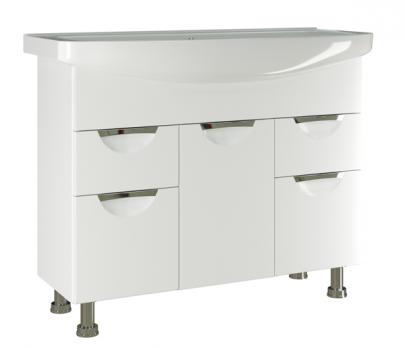 Тумба д/ванной "ЭТЬЕН-105" под раковину Элеганс-105 (Kirovit) (ПВХ)