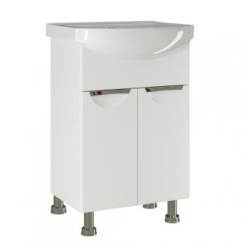 Тумба д/ванной "ЭТЬЕН-55" под раковину Элеганс 55 (Rosa) (ПВХ)