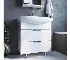 Тумба д/ванной "ЭТЬЕН-75" под раковину Элеганс-75 (Kirovit) (ПВХ)