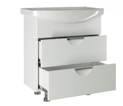 Тумба д/ванной "ЭТЬЕН-75" под раковину Элеганс-75 (Kirovit) (ПВХ)