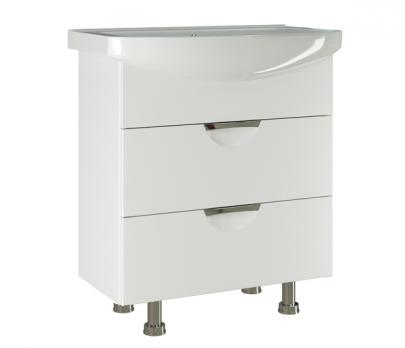 Тумба д/ванной "ЭТЬЕН-75" под раковину Элеганс-75 (Kirovit) (ПВХ)