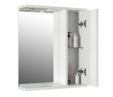 Зеркальный шкаф "ЭТЬЕН-60" правый с подсветкой  (ПВХ)