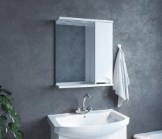 Зеркальный шкаф "ЭТЬЕН-60" правый с подсветкой  (ПВХ)