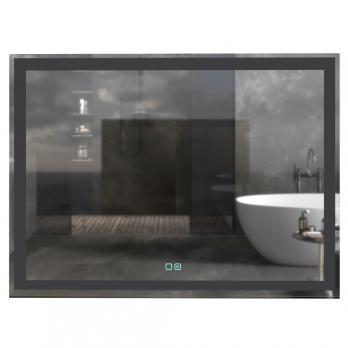 Зеркало MIXLINE "Ливия-2" 800*600 (ШВ) сенсорный выключатель, светодиодная подсветка + подогрев