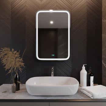 Зеркало MIXLINE "Мальта-2" 550*800 (ШВ) сенсорный выключатель, светодиодная подсветка + подогрев