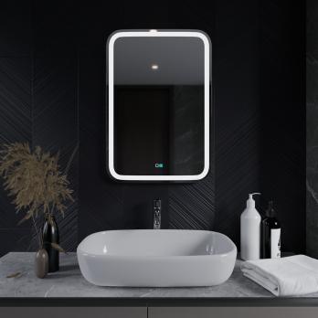 Зеркало MIXLINE "Мальта-2" 550*800 (ШВ) сенсорный выключатель, светодиодная подсветка + подогрев